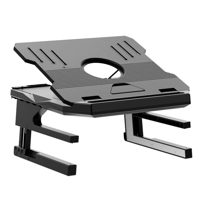 Staffa per alzare il computer in alluminio con supporto per laptop pieghevole a doppio strato