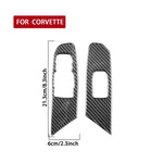 Adesivo decorativo per pulsante di sollevamento con guida a destra per Chevrolet Corvette C8 (2 pezzi/set), Right-Hand Drive