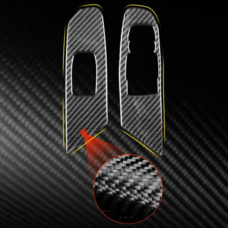Adesivo decorativo per pulsante di sollevamento con guida a destra per Chevrolet Corvette C8 (2 pezzi/set), Right-Hand Drive