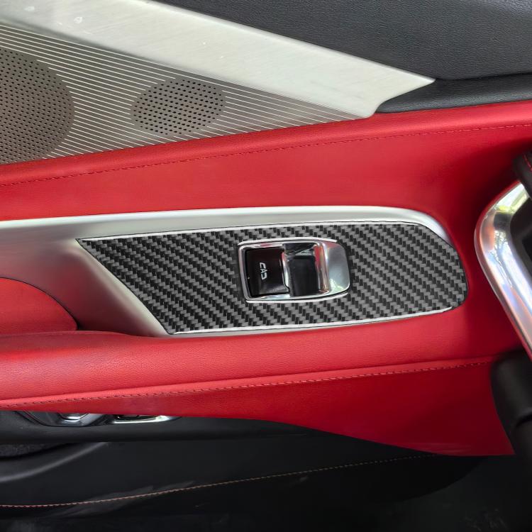 Adesivo decorativo per pulsante di sollevamento con guida a destra per Chevrolet Corvette C8 (2 pezzi/set), Right-Hand Drive