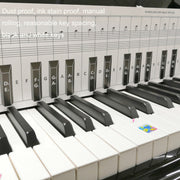 Tabella di confronto della carta per la pratica del pianoforte a 88 tasti Tabella di confronto della pratica della diteggiatura, White