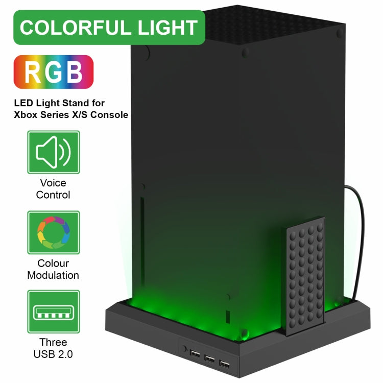 Base ricarica con ventola e luce RGB per Xbox Series S