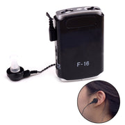F-16 Pocket High Power Wired Box Mini ricevitore amplificatore audio per apparecchi acustici, F-16