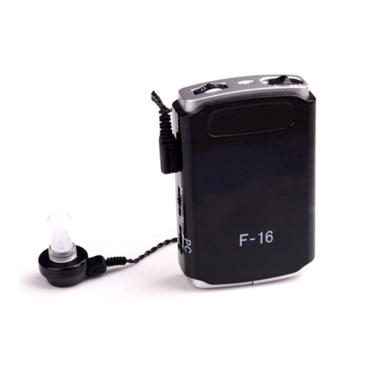 F-16 Pocket High Power Wired Box Mini ricevitore amplificatore audio per apparecchi acustici, F-16