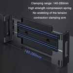 Supporto pieghevole per clip per telefono a ventosa per cruscotto multifunzionale, modello:, KS06, KS06+Ordinary Tray, KS06+Adhesive tray