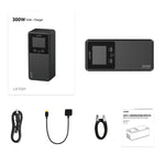 Per DJI Matrice 4D / 4TD LKTOP UC363 Display digitale, gestore di ricarica a 3 canali, caricabatterie rapido da 300 W, caricabatterie rapido per batteria., US Plug, EU Plug