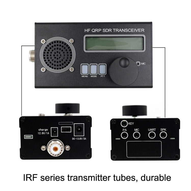Mini ricetrasmettitore QRP SSB/CW 8 bande per radioamatori