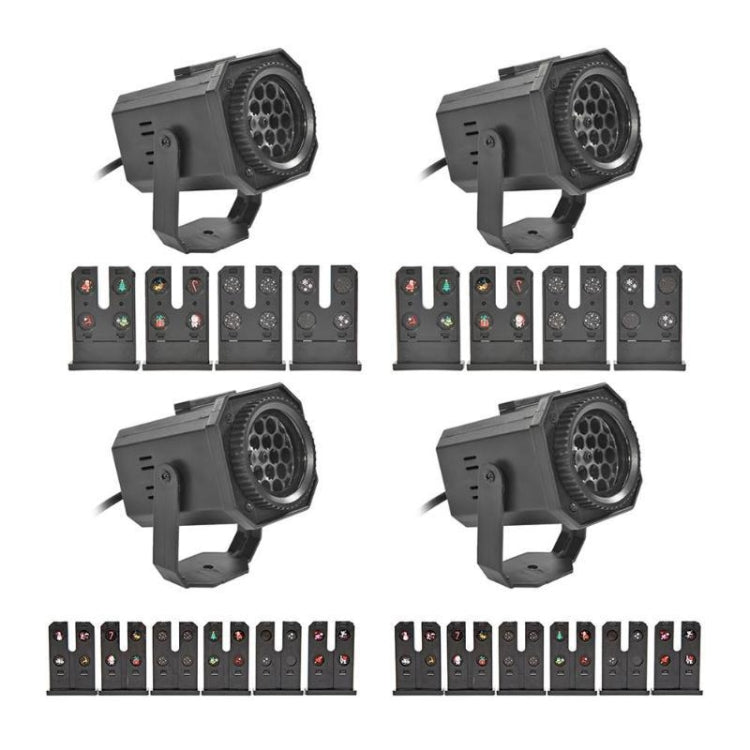 consegna del modello casuale della luce rotante variopinta dell'atmosfera del laser di Natale di 8W LED, US Plug with 6 Cards, EU Plug with 6 Cards, UK Plug with 6 Cards, AU Plug with 6 Cards, US Plug with 4 Cards, EU Plug with 4 Cards                 ...