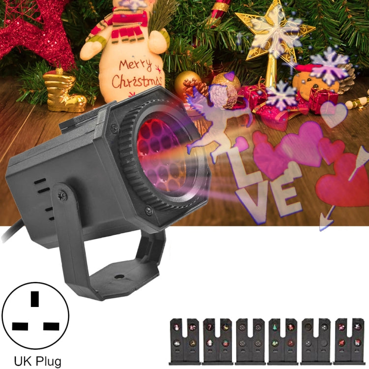 consegna del modello casuale della luce rotante variopinta dell'atmosfera del laser di Natale di 8W LED, US Plug with 6 Cards, EU Plug with 6 Cards, UK Plug with 6 Cards, AU Plug with 6 Cards, US Plug with 4 Cards, EU Plug with 4 Cards                 ...
