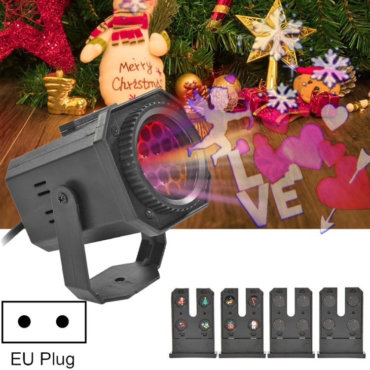 consegna del modello casuale della luce rotante variopinta dell'atmosfera del laser di Natale di 8W LED, US Plug with 6 Cards, EU Plug with 6 Cards, UK Plug with 6 Cards, AU Plug with 6 Cards, US Plug with 4 Cards, EU Plug with 4 Cards                 ...