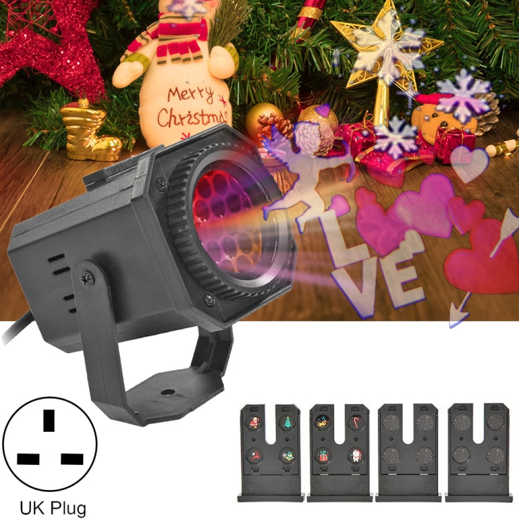 consegna del modello casuale della luce rotante variopinta dell'atmosfera del laser di Natale di 8W LED, US Plug with 6 Cards, EU Plug with 6 Cards, UK Plug with 6 Cards, AU Plug with 6 Cards, US Plug with 4 Cards, EU Plug with 4 Cards                 ...