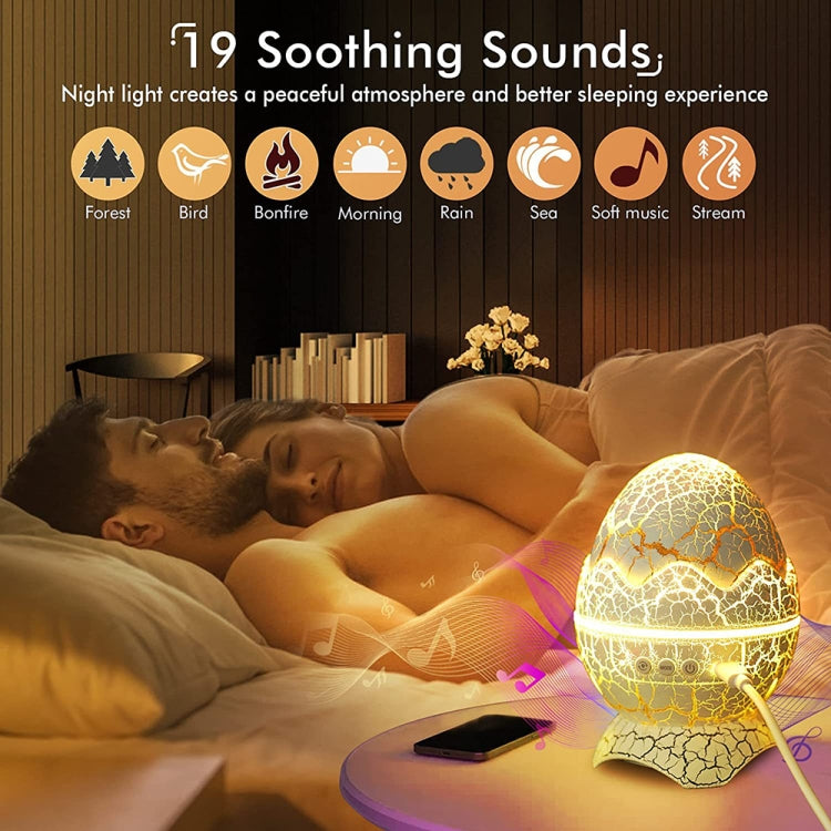 K850 LED Uovo di Dinosauro Telecomando Bluetooth Star Proiettore Luce con Funzione Altoparlante