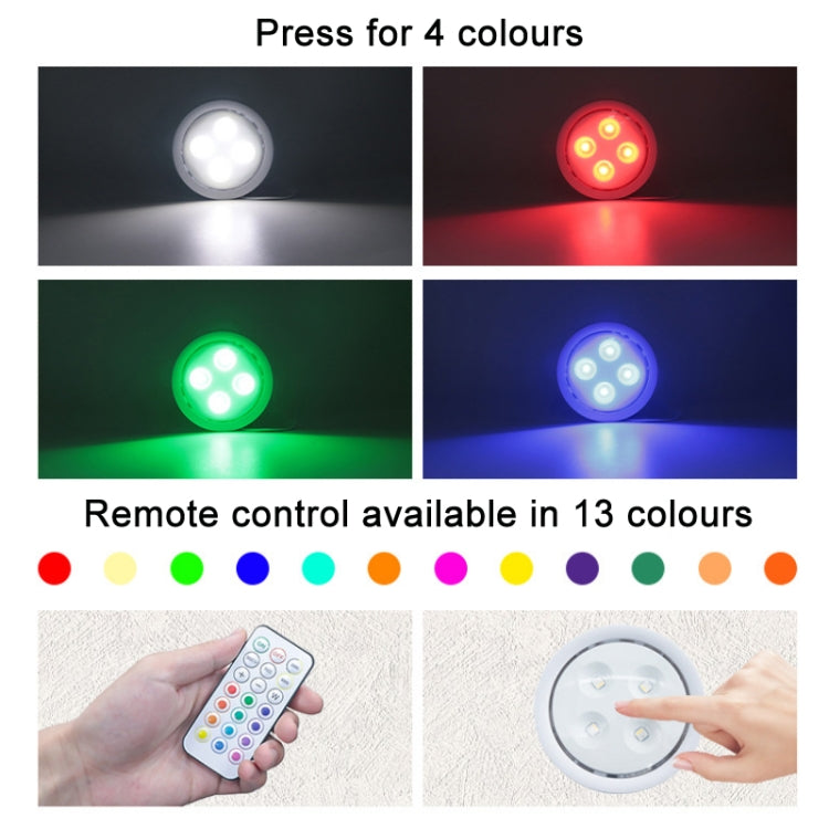 Telecomando a 13 colori Luce ambientale Cabinet Touch Hockey Night Light, 3 Light 1 Remote Set, 6 Light 2 Remote Set