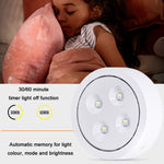 Telecomando a 13 colori Luce ambientale Cabinet Touch Hockey Night Light, 3 Light 1 Remote Set, 6 Light 2 Remote Set