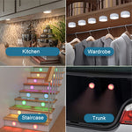 Telecomando a 13 colori Luce ambientale Cabinet Touch Hockey Night Light, 3 Light 1 Remote Set, 6 Light 2 Remote Set
