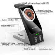Caricabatterie wireless 6 in 1 per iPhone e iWatch