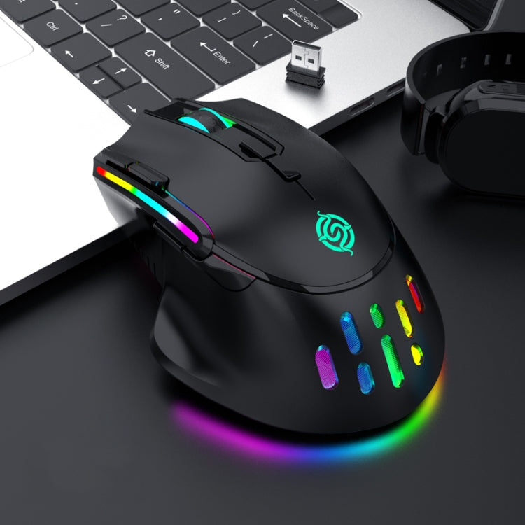 K-Snake BM520 Mouse da gioco wireless dual-mode a 9 pulsanti 3200 DPI 2.4G RGB