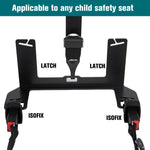 Kit Staffa ISOFIX Universale Estesa - Interfaccia Ancoraggio per Seggiolino Auto