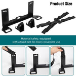 Kit Staffa ISOFIX Universale Estesa - Interfaccia Ancoraggio per Seggiolino Auto