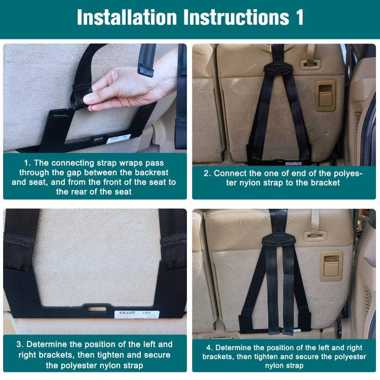 Kit Staffa ISOFIX Universale Estesa - Interfaccia Ancoraggio per Seggiolino Auto