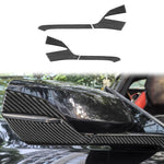 Per Chevrolet Corvette C8, set da 4 adesivi antigraffio per specchietto retrovisore con guida a destra (4 pezzi/set)., Right-Hand Drive