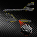 Per Chevrolet Corvette C8, set da 4 adesivi antigraffio per specchietto retrovisore con guida a destra (4 pezzi/set)., Right-Hand Drive