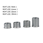 Rigeneratore del rubinetto dello strumento di riparazione della filettatura del foro della candela da 14 mm, 5 PCS/Set