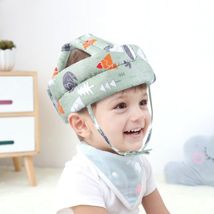Berretto protettivo anticaduta traspirante per bebè Berretto protettivo per bebè Berretto paracolpi per bambini, Spec:, Starfish, Pink Forest, Green Forest, Gray Forest, Pink Forest Antlers, Green Forest Antlers, Gray Forest Antlers, Starfish Antlers  ...