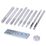 59 in 1 Set di strumenti fai-da-te in pelle fatti a mano Set di strumenti per cucito artigianale, stile:, A5 Pads, Rotating Knives