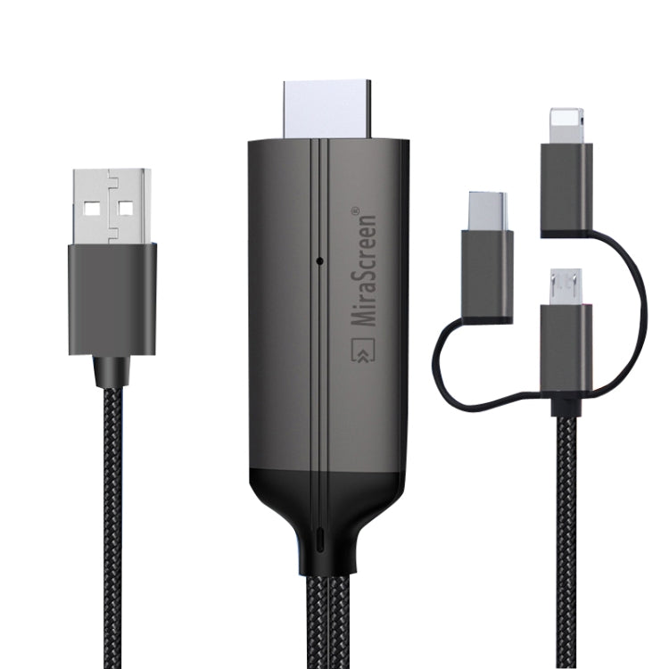 Cavo dongle HDMI 1080P micro USB e USB-C 2 metri