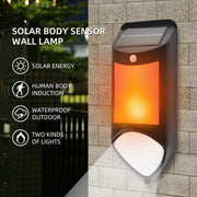Lampada solare da giardino con sensore umano 59 LED