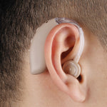 GM-105 Collettore di suoni per anziani ricaricabile con gancio per l'orecchio intelligente, specifiche:, EU Plug(Skin Color), US Pulg(Skin Color), EU Plug(Blue), US Pulg(Blue)