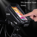 Borsa manubrio bici 1L EVA con touch screen impermeabile