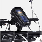 Borsa manubrio bici 1L EVA con touch screen impermeabile