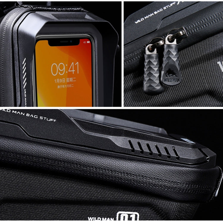 Borsa manubrio bici 1L EVA con touch screen impermeabile