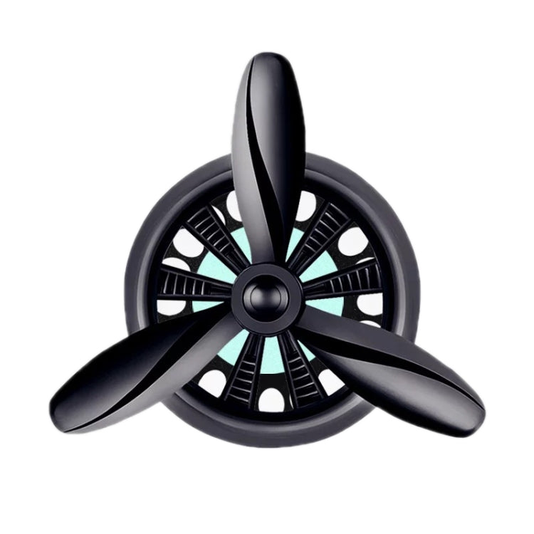 Ventilatore girevole per aromaterapia con profumo di presa d'aria per auto, Black Without Light, Silver Without Light, Red Without Light