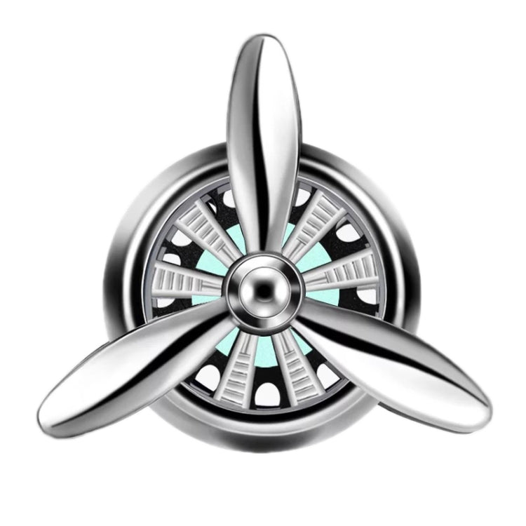 Ventilatore girevole per aromaterapia con profumo di presa d'aria per auto, Black Without Light, Silver Without Light, Red Without Light
