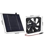 Mini ventilatore solare da 20 W, bagno, cucina, aspiratore solare, Al-043 20W
