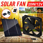 Mini ventilatore solare da 20 W, bagno, cucina, aspiratore solare, Al-043 20W