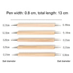 Strumenti per coltelli da intaglio in argilla per ceramica Set di strumenti per scolpire l'argilla, 36 PCS/Set