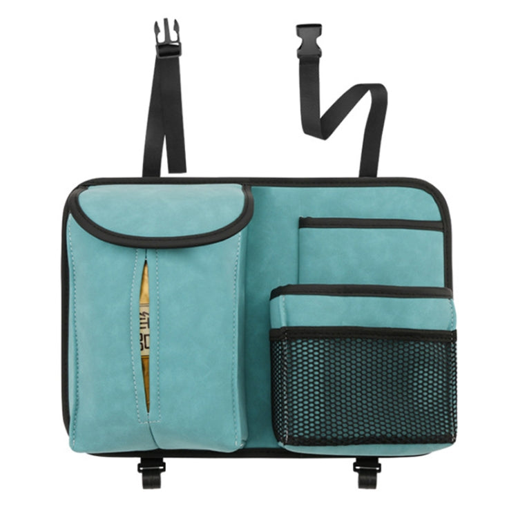 DE RAN FU Flip Fur Car Seat BackScatola per fazzoletti Borsa da appendere con gancio, 1122 Blue, 1122 Brown, 1122 Black, 1122 Grey