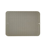 Tappetino termico ispessito in TPR Tappetino antiscivolo con motivo a onde, Khaki Pink, Khaki Gray, Khaki Blue