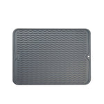 Tappetino termico ispessito in TPR Tappetino antiscivolo con motivo a onde, Khaki Pink, Khaki Gray, Khaki Blue