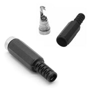 30 PCS Testa femmina DC con filo per saldatura assemblato, DC 2.1mm, DC 2.5mm