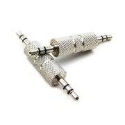 20 PC Adattatore passante dritto da maschio a maschio da 3,5 mm in metallo