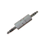 20 PC Adattatore passante dritto da maschio a maschio da 3,5 mm in metallo