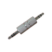 20 PC Adattatore passante dritto da maschio a maschio da 3,5 mm in metallo