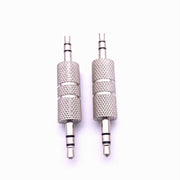 20 PC Adattatore passante dritto da maschio a maschio da 3,5 mm in metallo