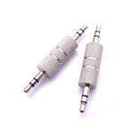 20 PC Adattatore passante dritto da maschio a maschio da 3,5 mm in metallo