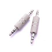 20 PC Adattatore passante dritto da maschio a maschio da 3,5 mm in metallo